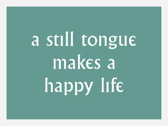 A still tongue revised