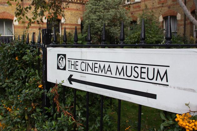 cinema museum sign