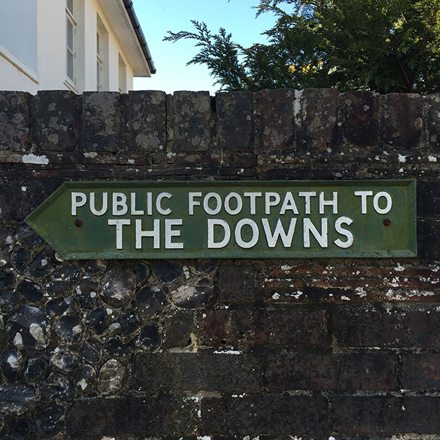 footpath-sign